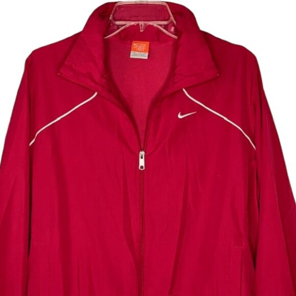 NIKE The Athletic Dept Jacket Full Zip Track Mesh Lined - Deep Pink - XXL - Picture 2 of 12